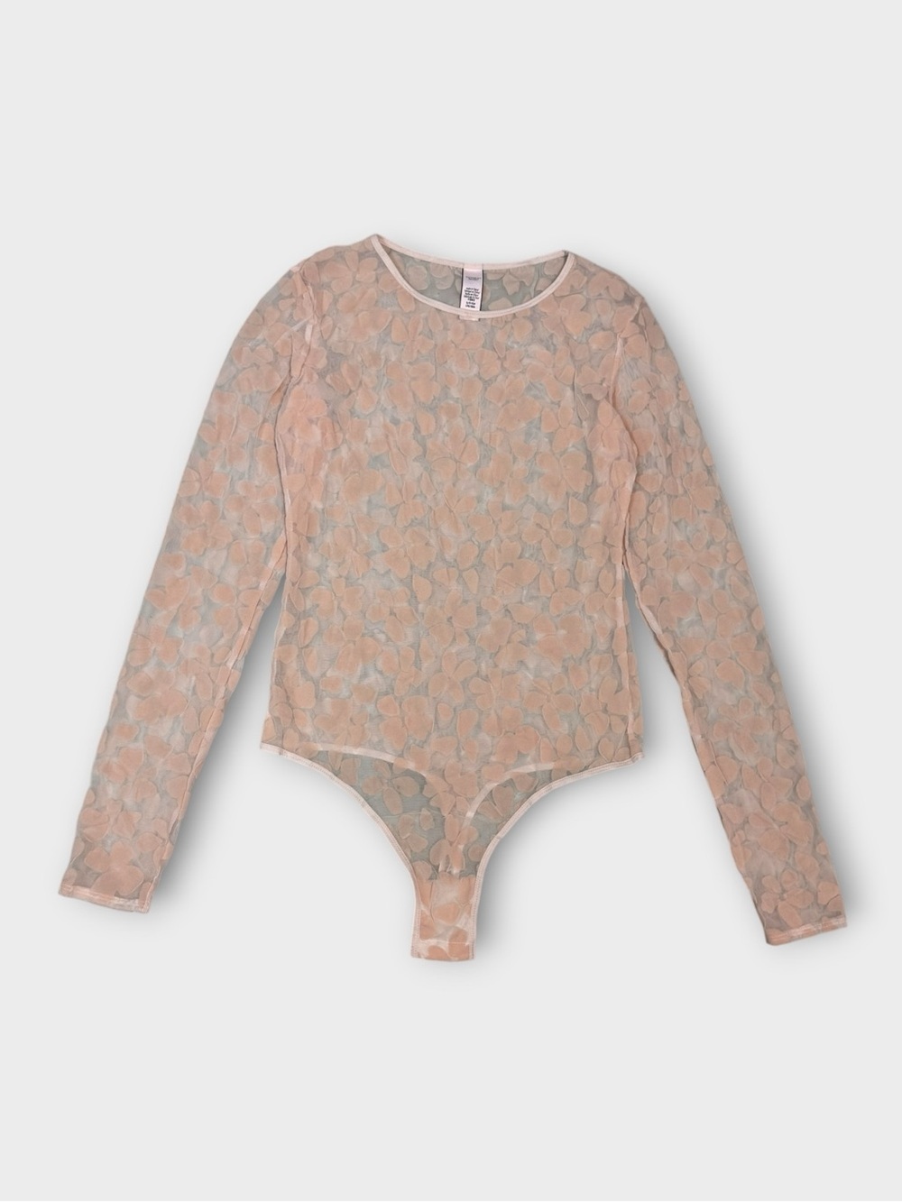 Victoria’s Secret Sheer Floral Mesh Bodysuit